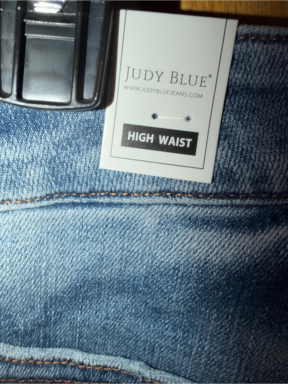 Judy Blue Light Blue Straight Leg Jeans - Picture 5 of 5